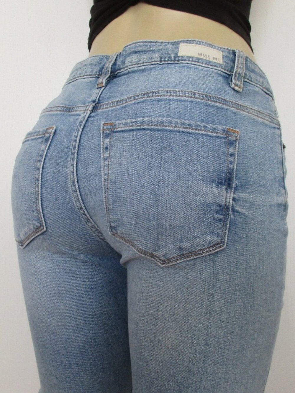 MISS ME Jeans Size 29 Light Blue Skinny Ankle Denim